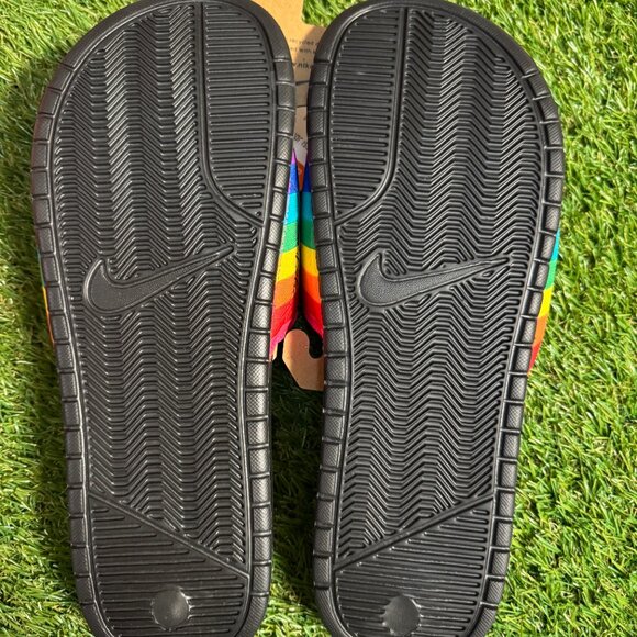 Nike Benassi JDI BETRUE Slide Sandals Men Size 11 Black Rainbow LGBTQ CD2717-001 main image 5